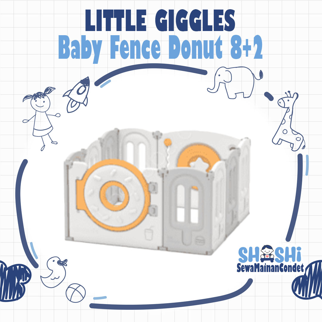 LITTLE GIGGLES BABY FENCE DONUT 8+2