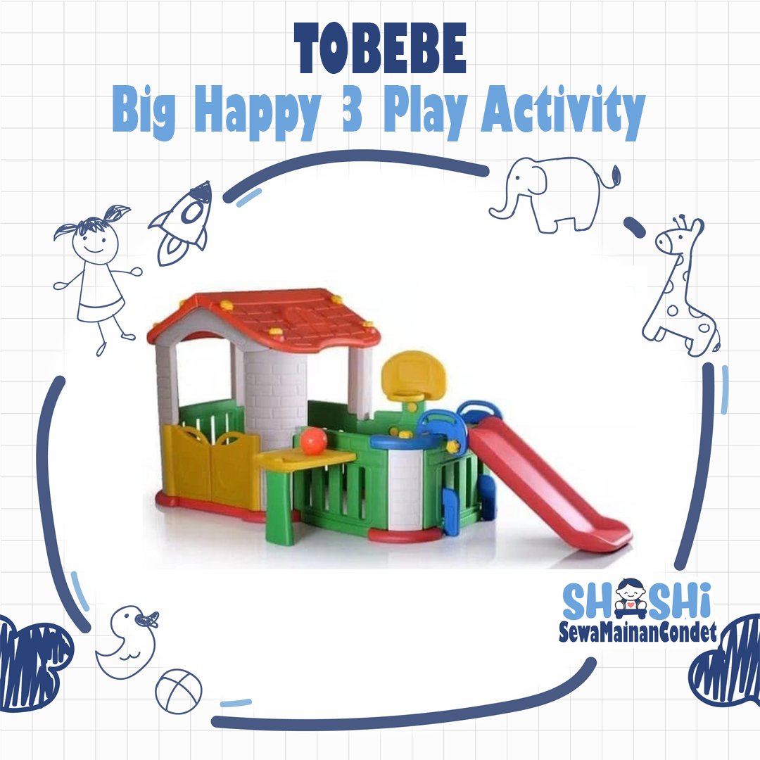 TOBEBE BIG HAPPY 3 PLAY ACTIVITY