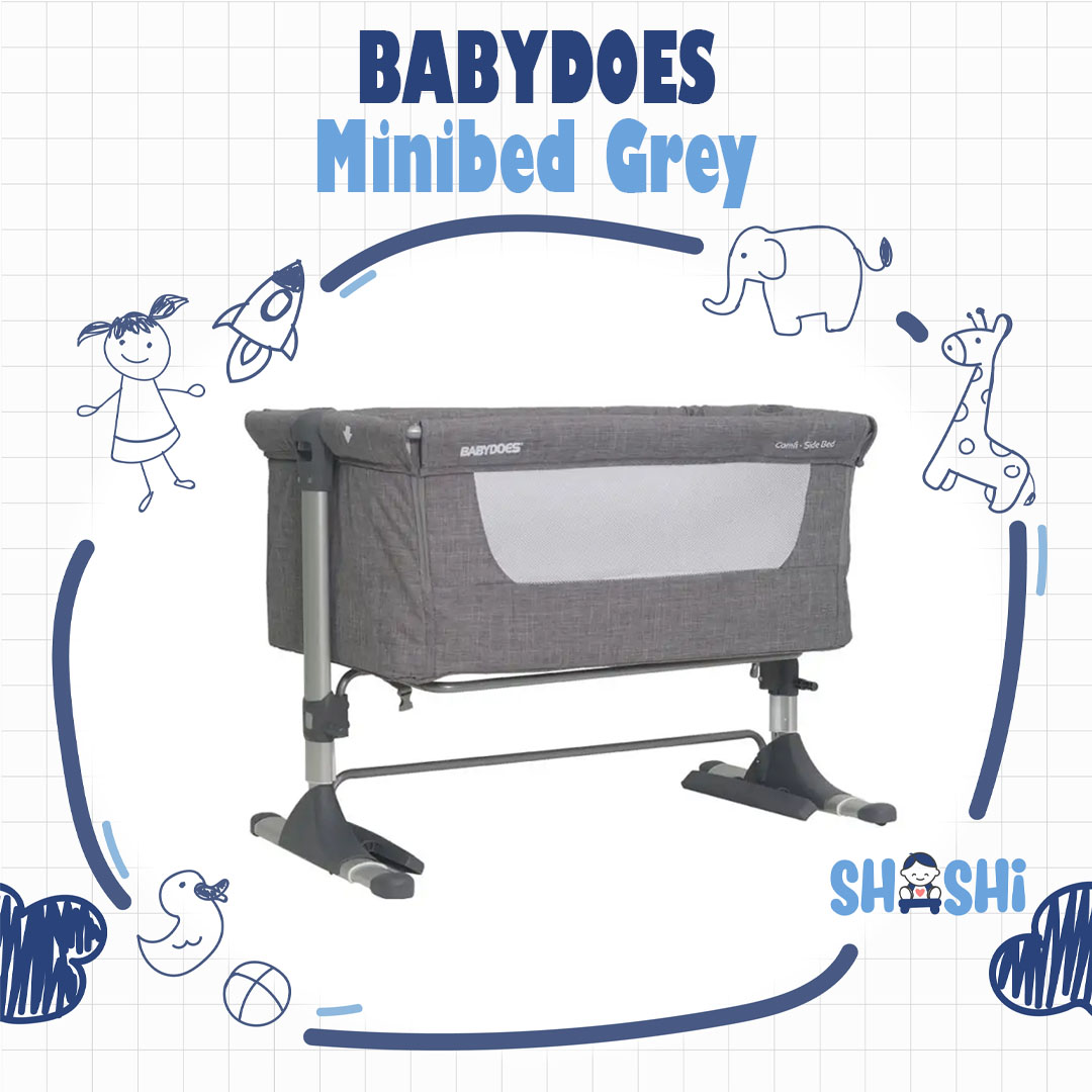 BABYDOES MINI BED GREY