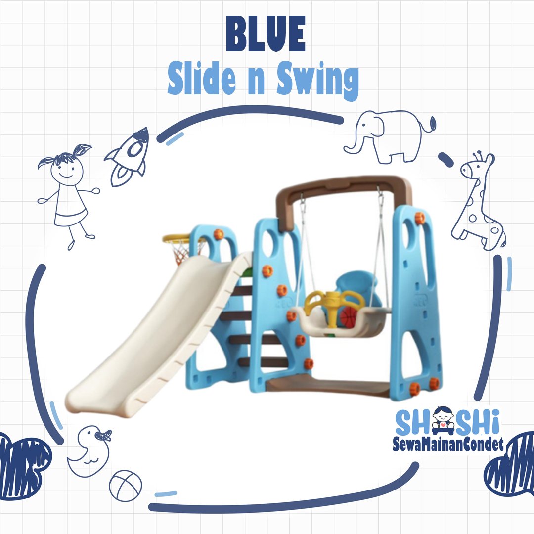 BLUE SLIDE N SWING