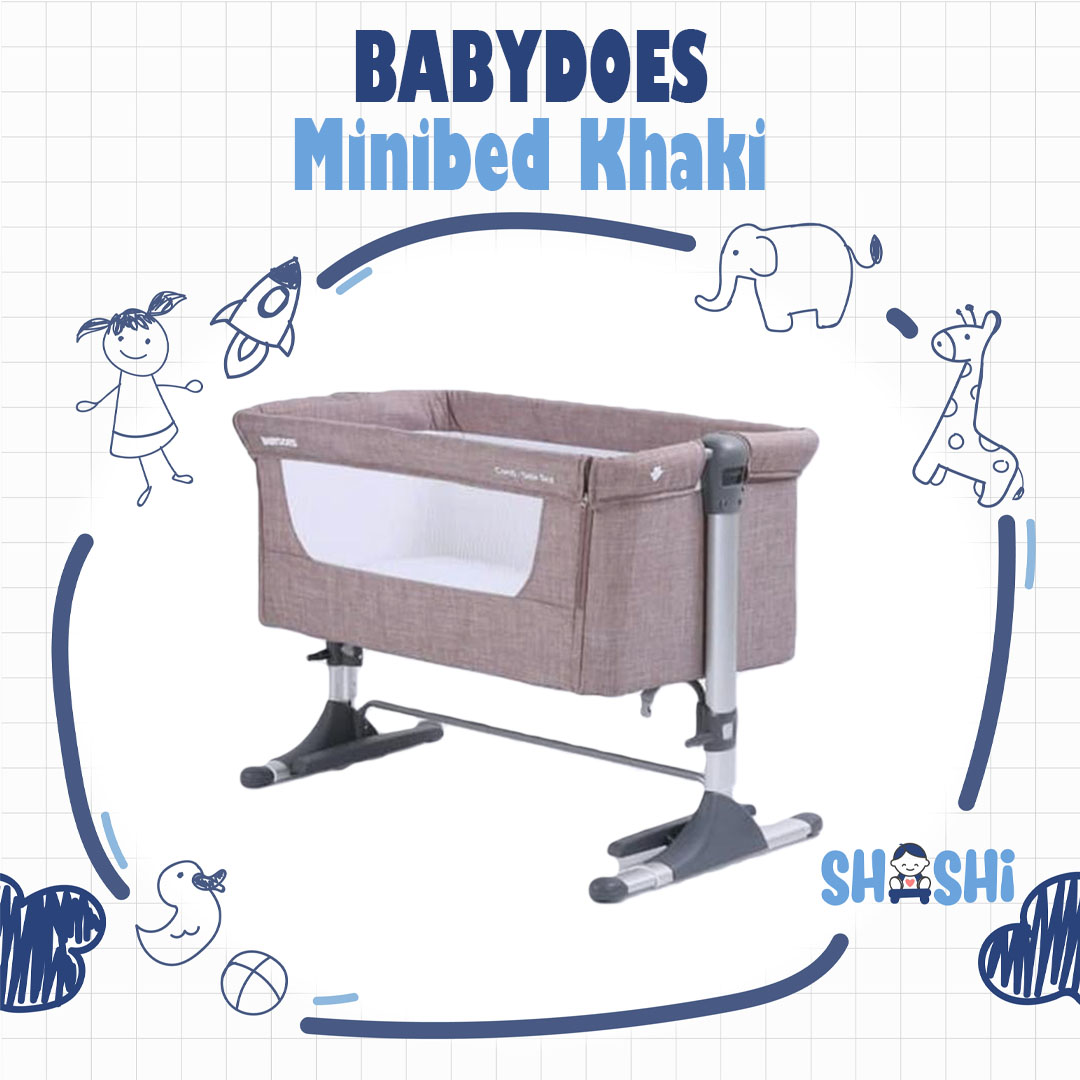 BABYDOES MINI BED KHAKI