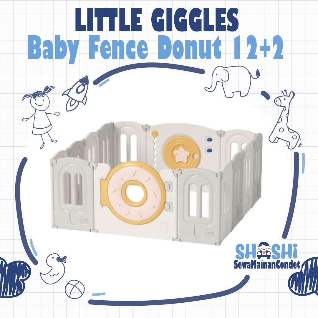 LITTLE GIGGLES BABY FENCE DONUT 12+2