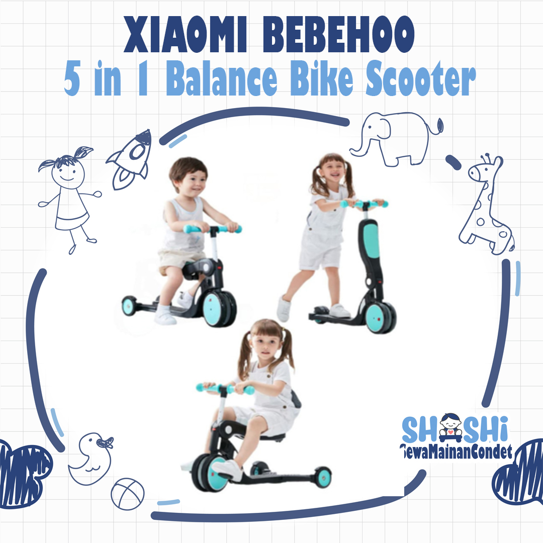 XIAOMI BEBEHOO 5IN1 SCOOTER BLUE