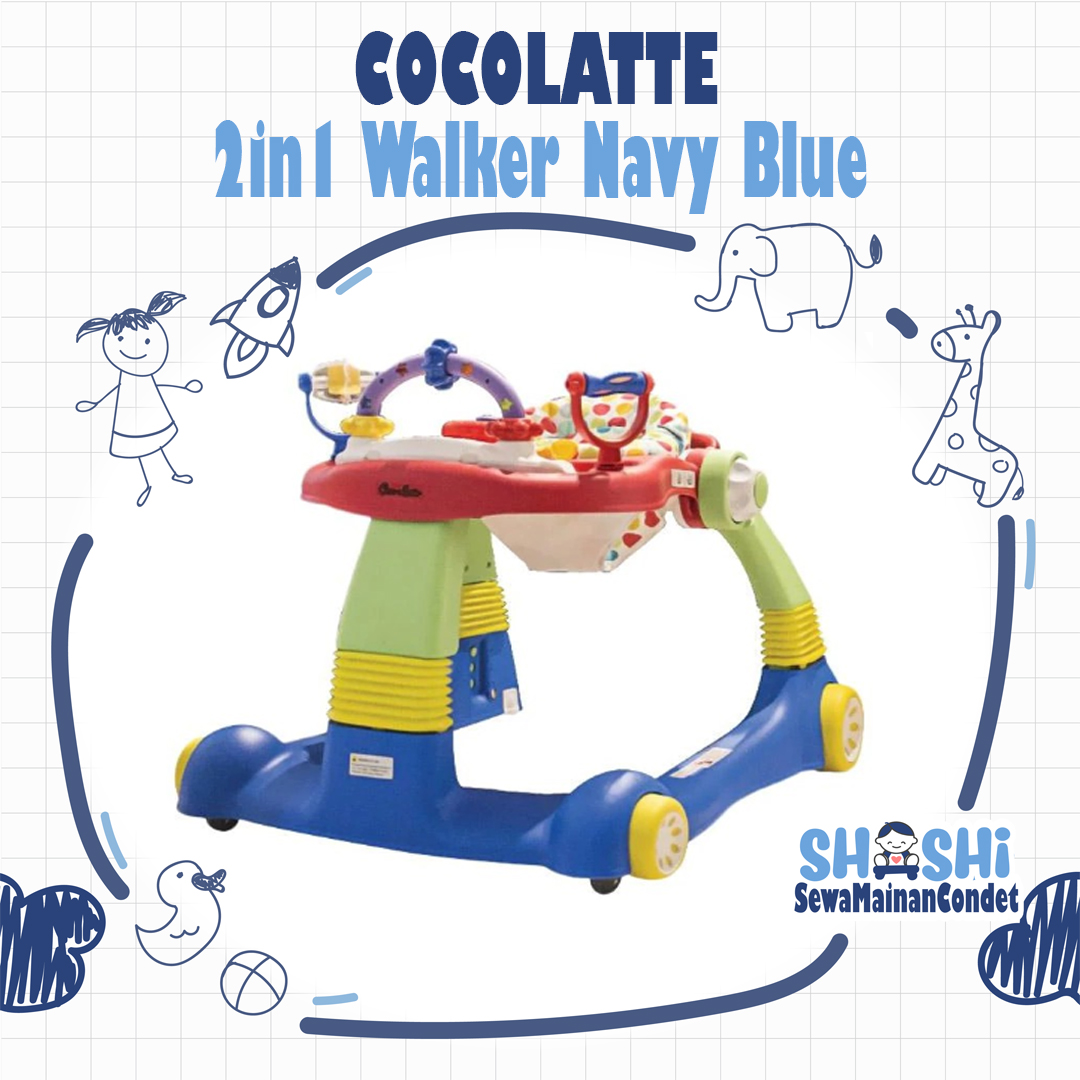 COCOLATTE 2IN1 WALKER NAVY BLUE