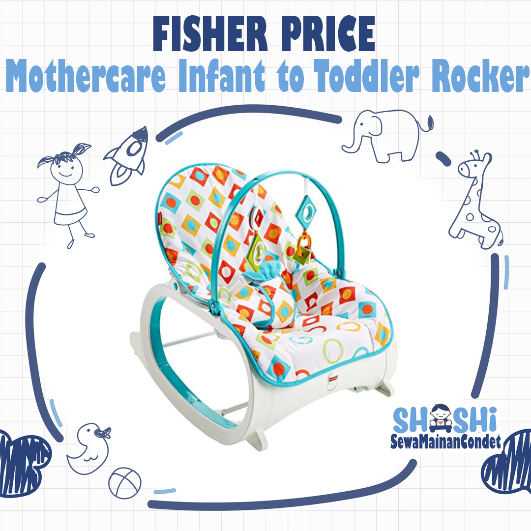 FISHER PRICE MOTHERCARE INFANT TO TODDLER ROCKER